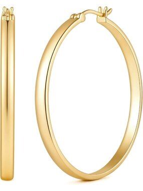 Elegant 14K Gold Hoop Earrings for Women | Classic & Timeless Jewelry Accessory